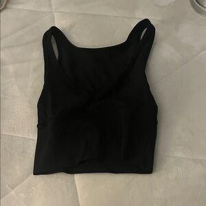 Lululemon black work out tank